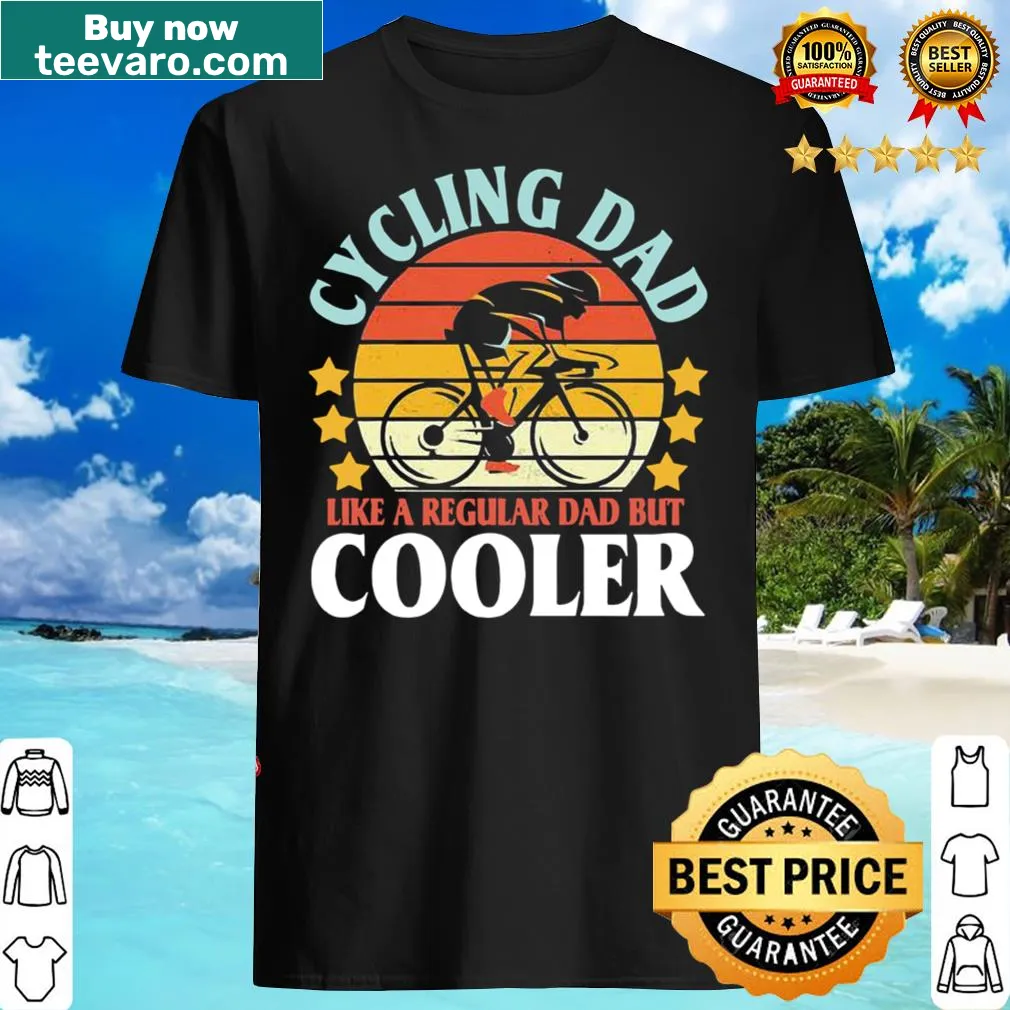Vintage-style shirt for cycling dads with playful text