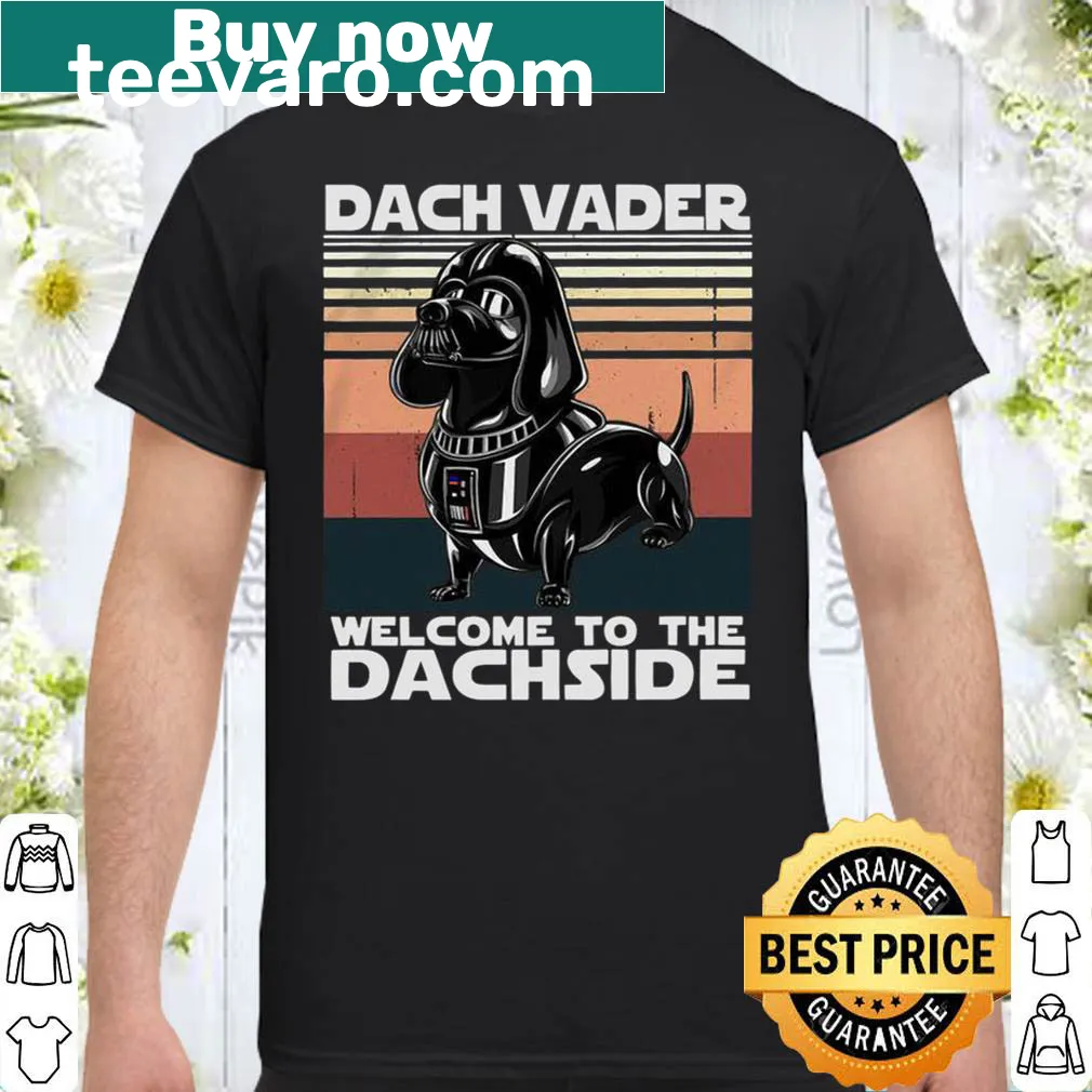 Dachshund illustration in a funny design with Star Wars theme