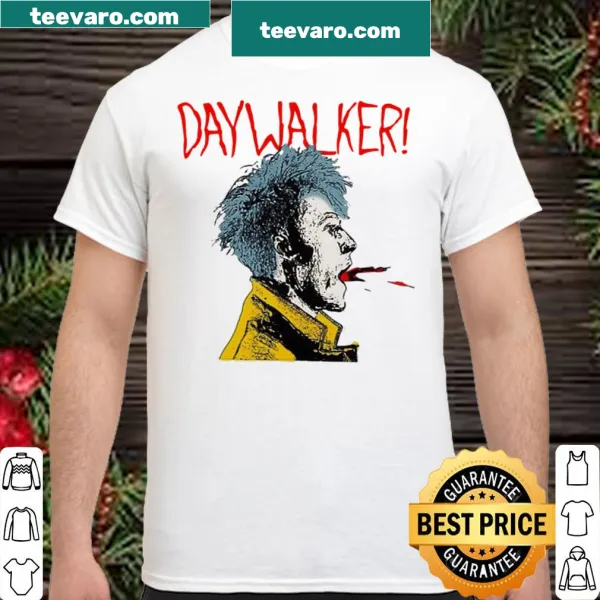 Stylish shirt featuring the phrase 'Daywalker' in tribute to Machine Gun Kelly