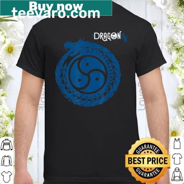 Vintage distressed T-shirt with dragon artwork