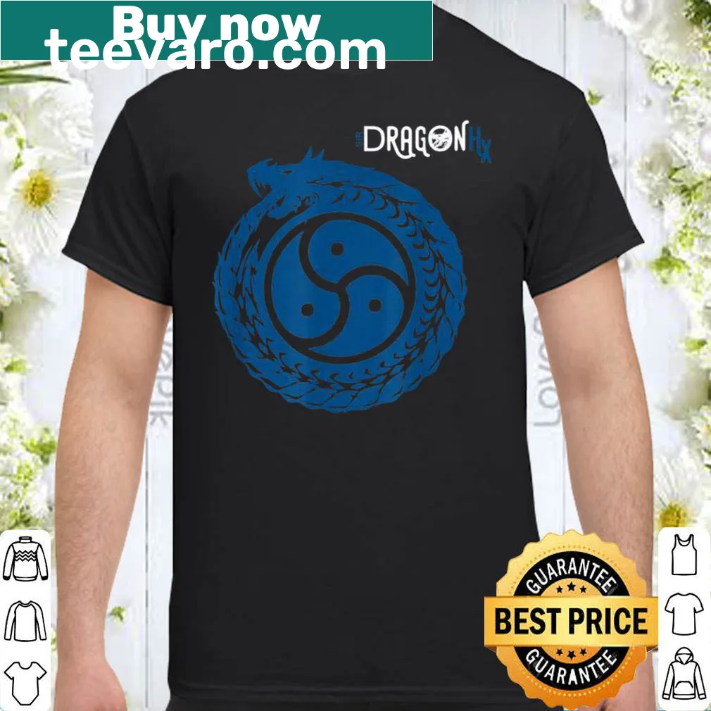 Vintage distressed T-shirt with dragon artwork