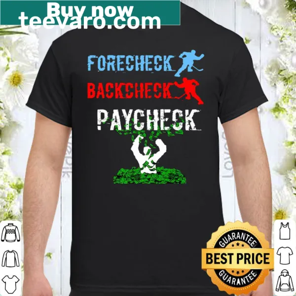 Funny hockey shirt with playful hockey-related slogan