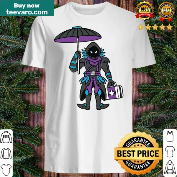 Fortnite-inspired raven graphic with playful text