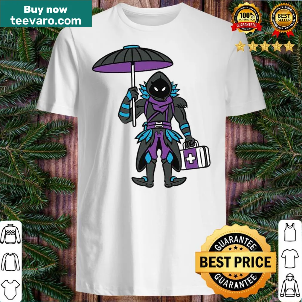 Fortnite-inspired raven graphic with playful text