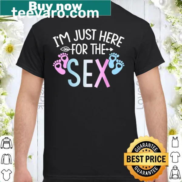 Funny gender reveal t-shirt with humorous text