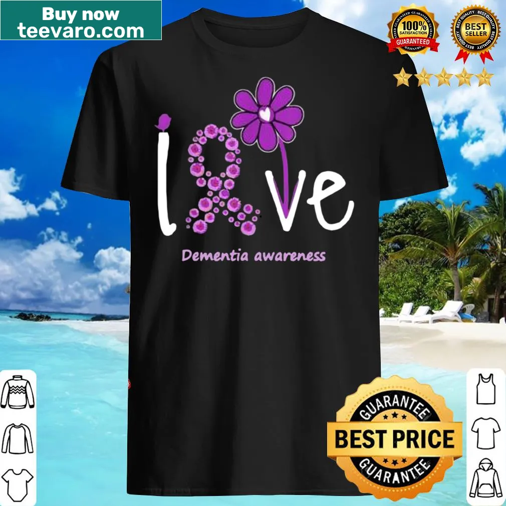 Humorous flower graphic t-shirt for dementia awareness