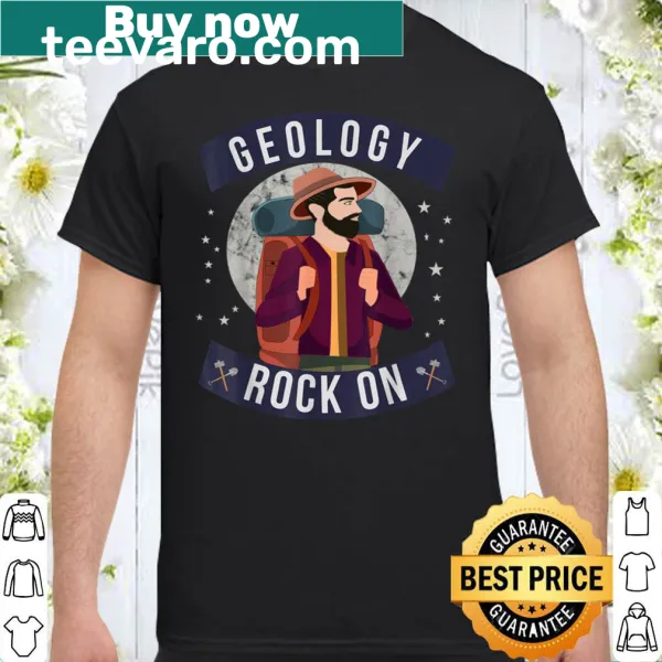Geology shirt celebrating fossils and palaeontology