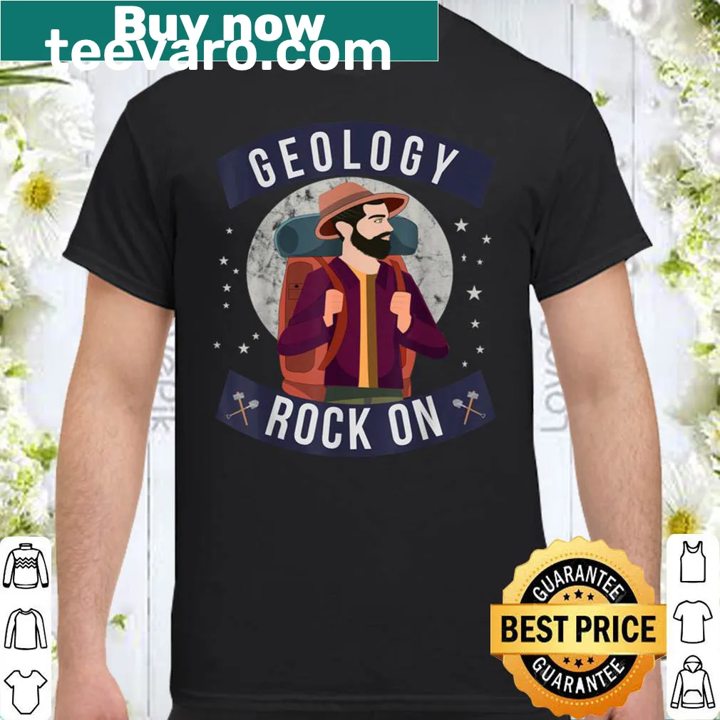 Geology shirt celebrating fossils and palaeontology