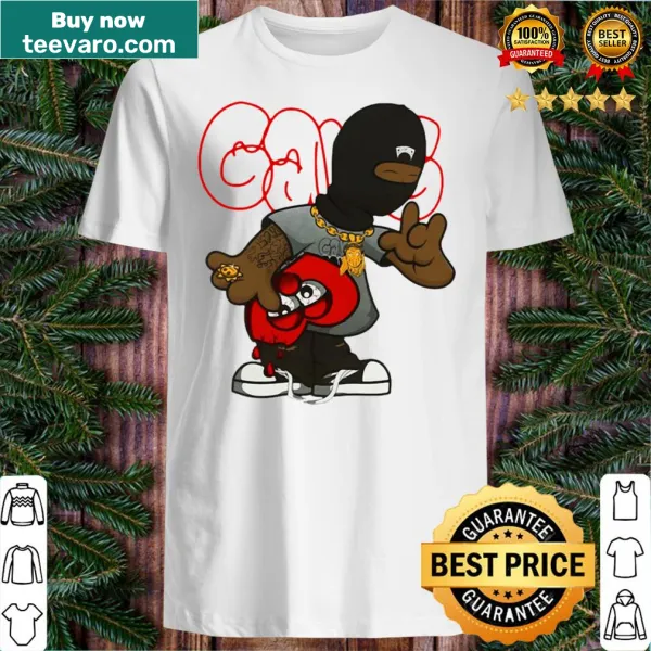 Bold typography of Glo Gang logo on t-shirt