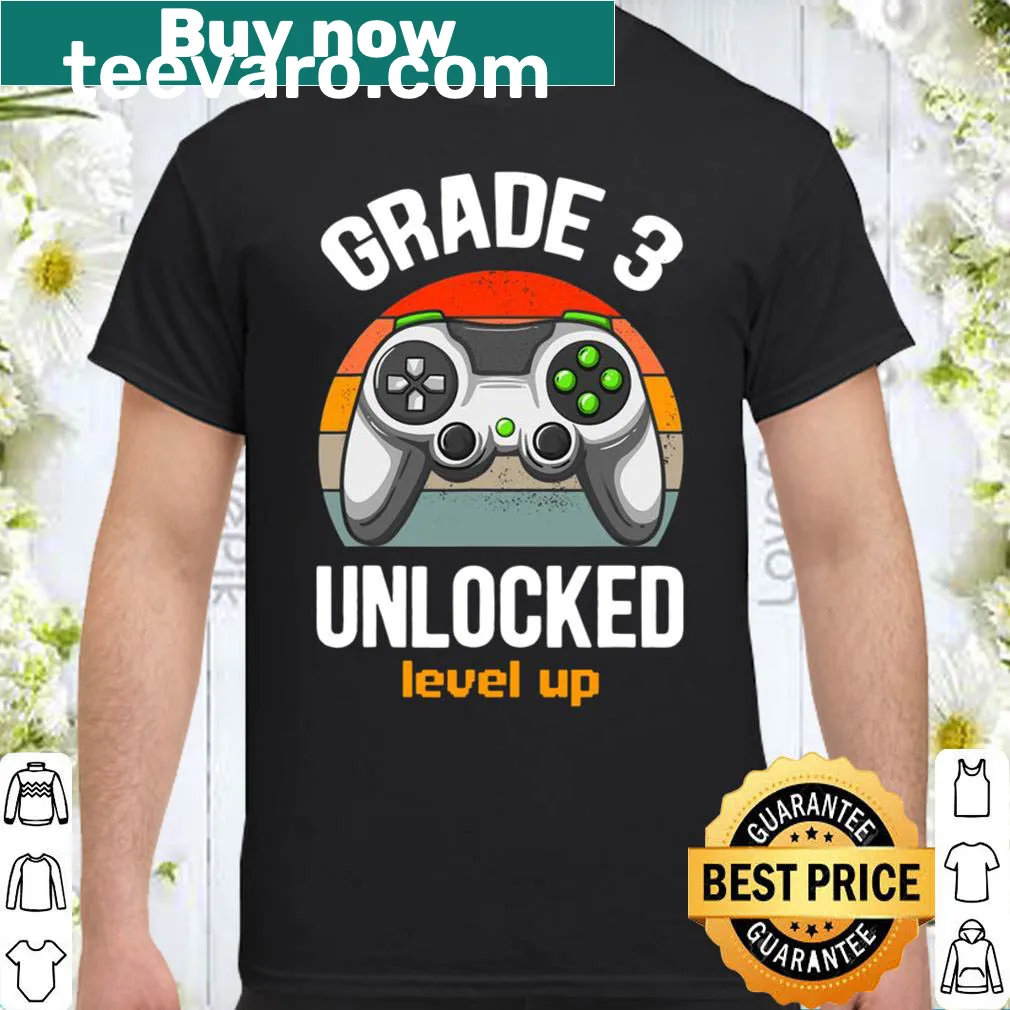 Gamer shirt marking Grade 3 with playful graphics