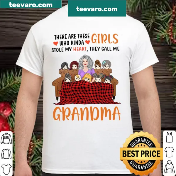 Heartfelt shirt for grandma with a loving quote about her grandchildren