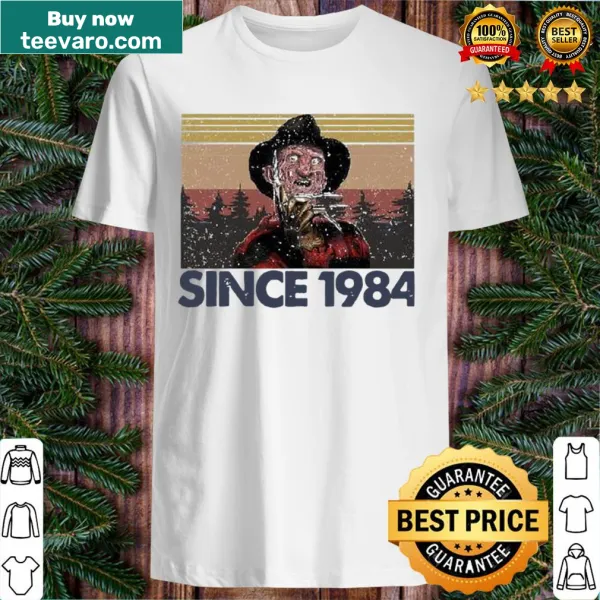 Vintage Freddy Krueger shirt with distressed text 'Killin' It Since 1984'
