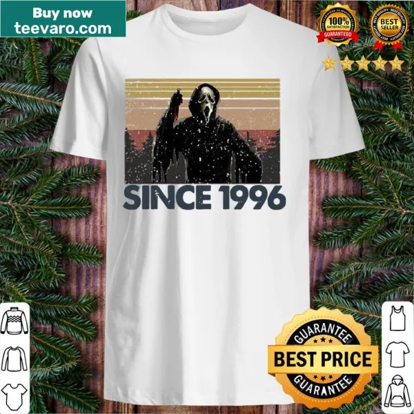 Vintage Ghostface shirt with distressed text 'Killin' It Since 1996'