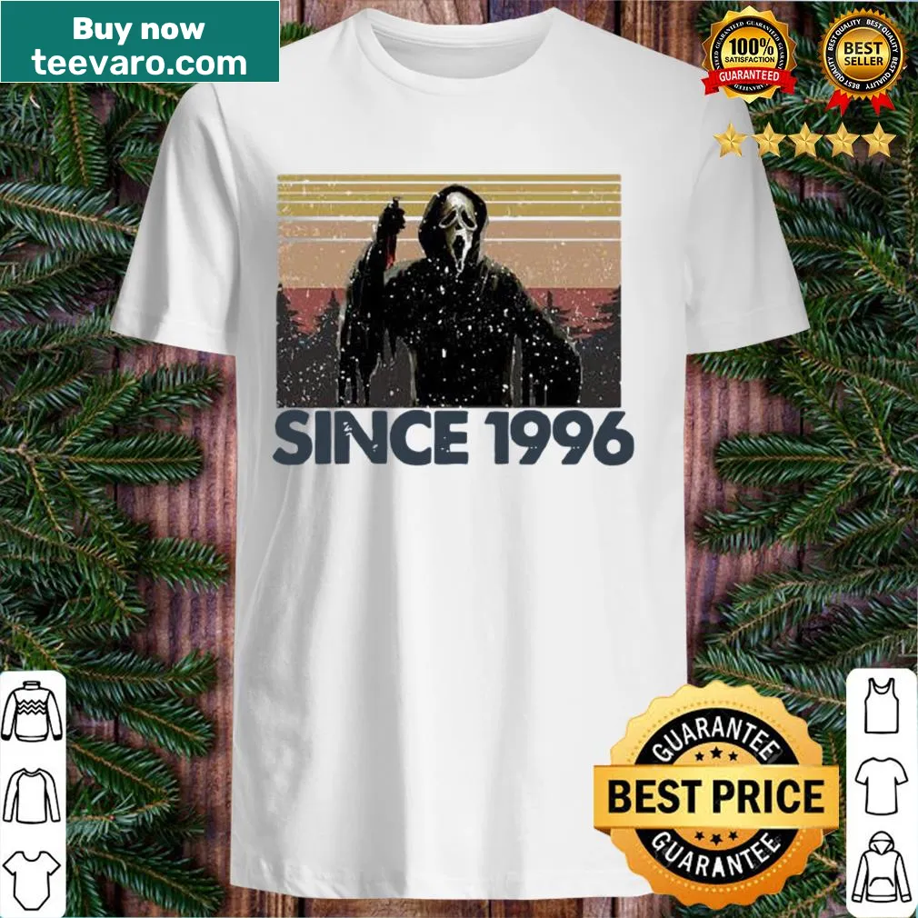 Vintage Ghostface shirt with distressed text 'Killin' It Since 1996'