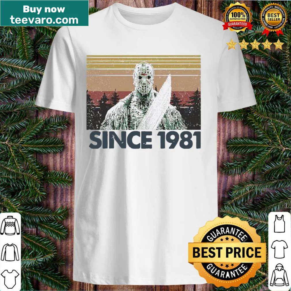 Vintage Jason Voorhees T-shirt featuring horror design and retro text
