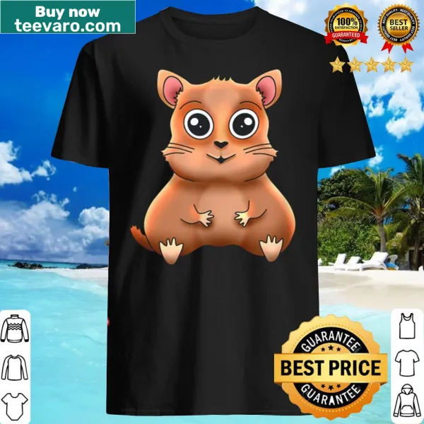 Cute cartoon hamster T-shirt for kids