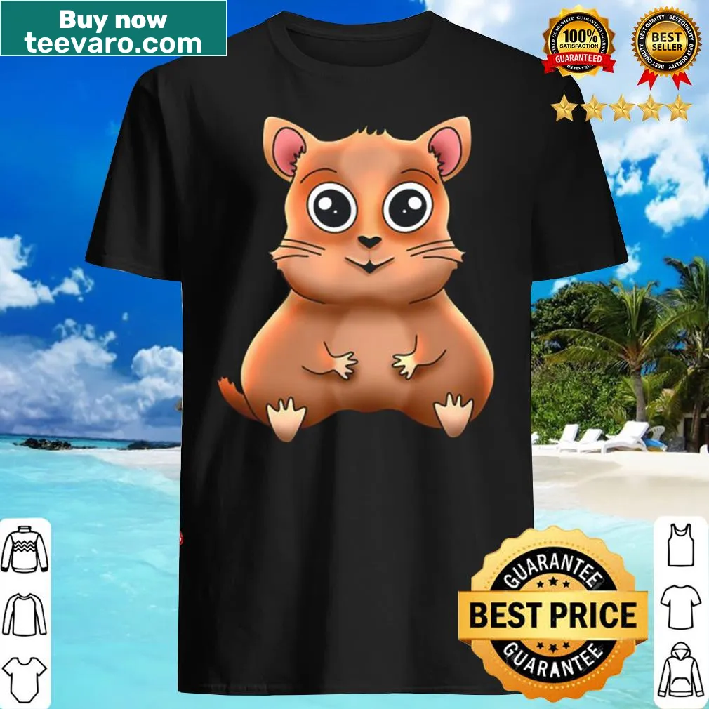 Cute cartoon hamster T-shirt for kids