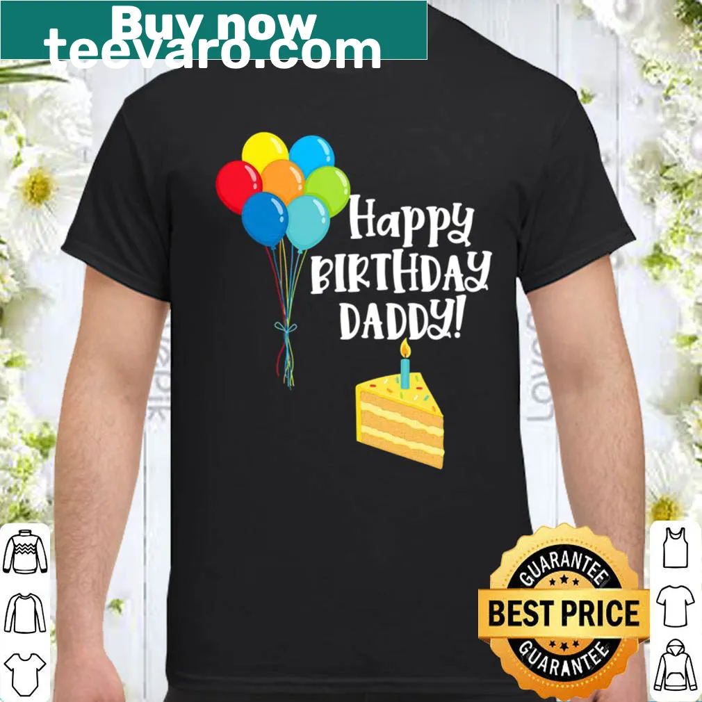 Cute toddler birthday shirt for dad