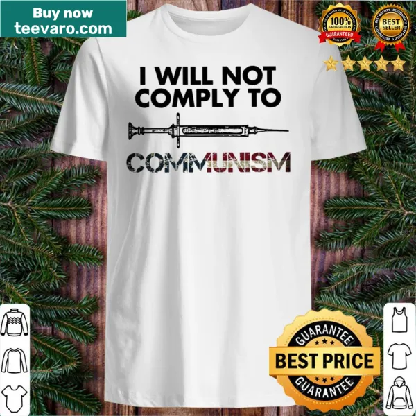 Political shirt asserting independence with bold text