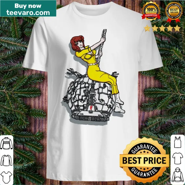 T-shirt with fun Technodrome graphic and text
