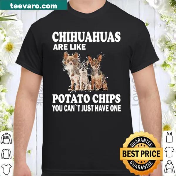 Dog owner shirt displaying love for chihuahuas