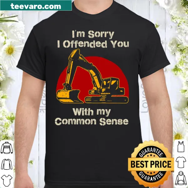 Sarcastic T-shirt with common sense phrase