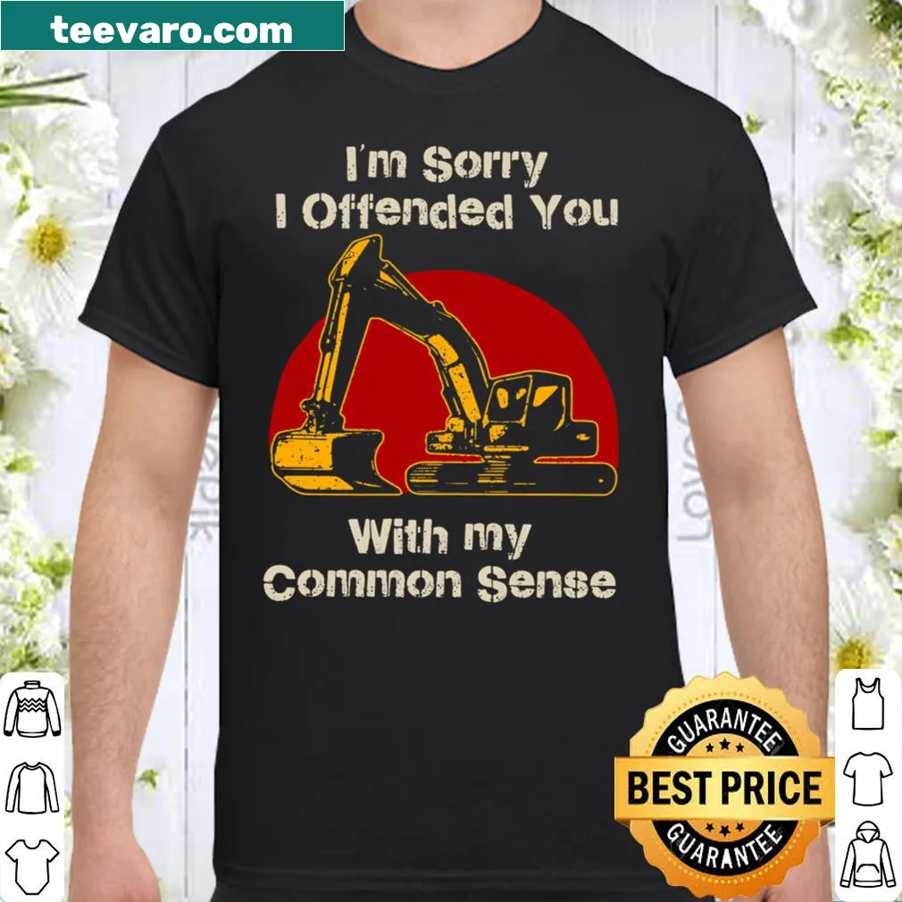 Sarcastic T-shirt with common sense phrase