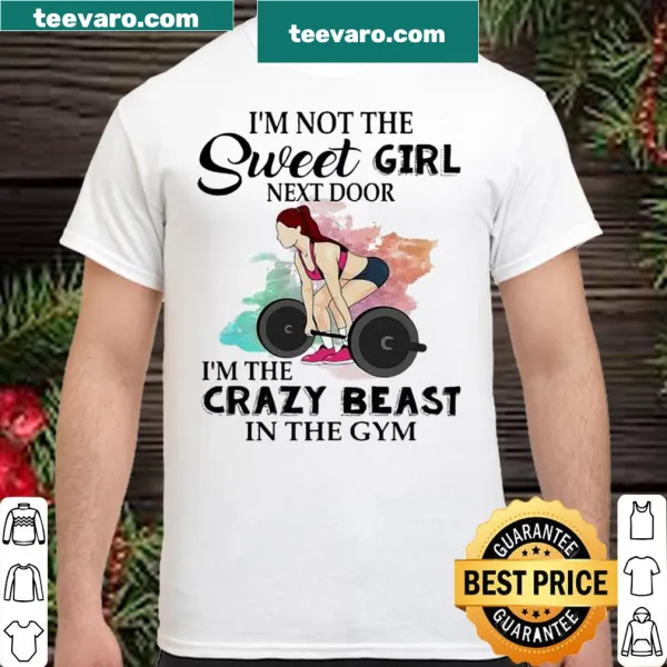 Edgy gym shirt proclaiming strength and individuality