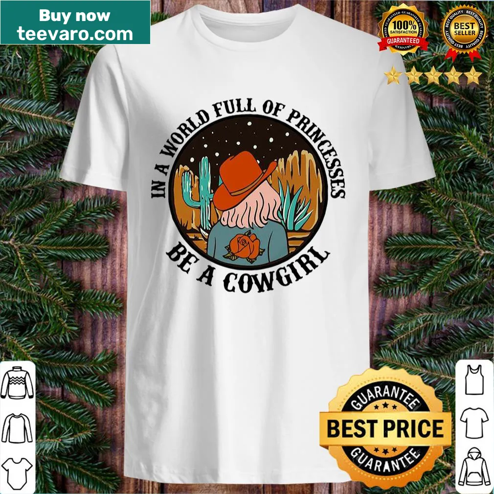Inspiring cowgirl shirt with bold typography
