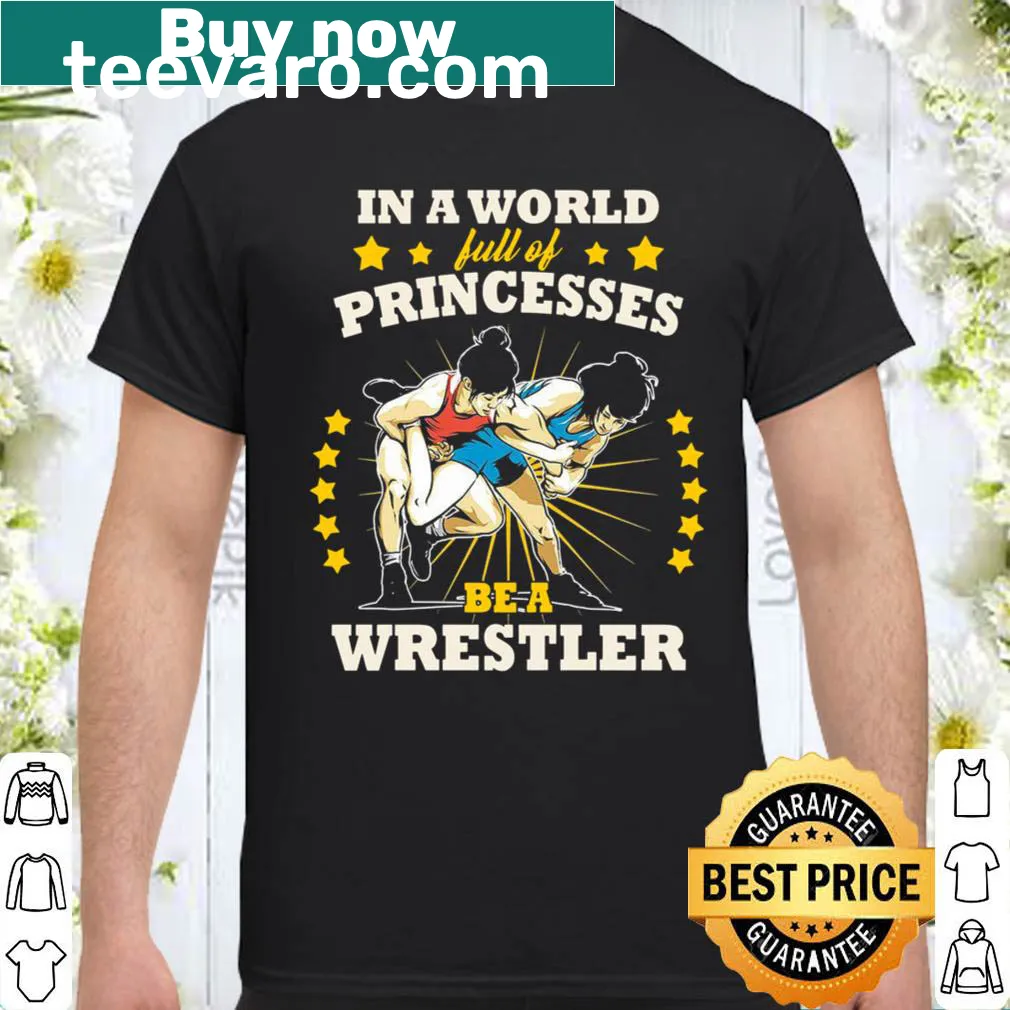Empowering wrestling shirt with bold text about strength and individuality