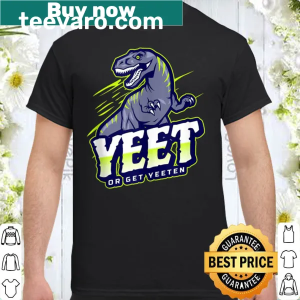 Funny dinosaur shirt with cartoon dino and humorous text