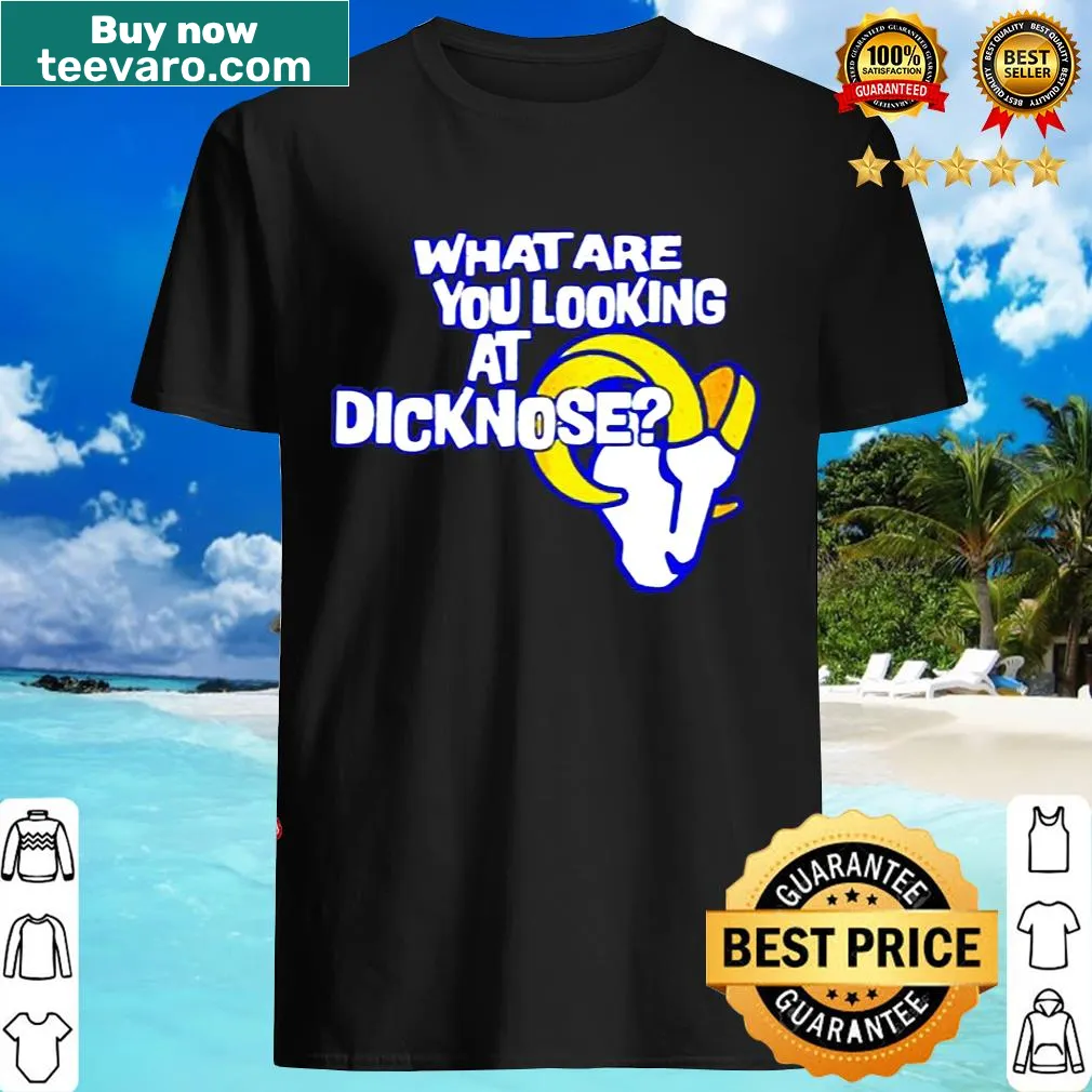 Edgy t-shirt for Los Angeles Rams fans with playful text