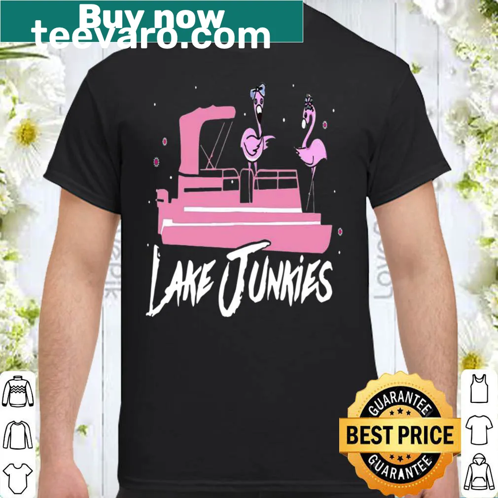 Casual shirt for lake lovers with 'Lake Junkies' text