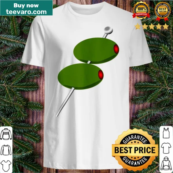 Funny graphic of martini olives for bartenders and students