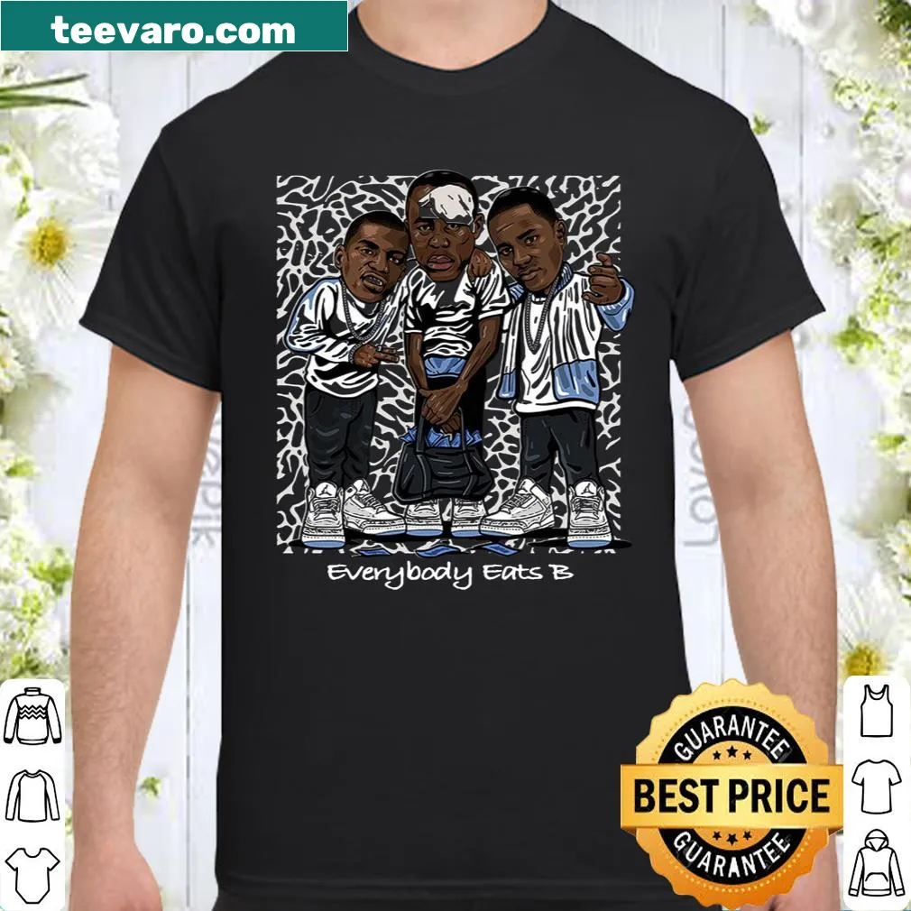 Shirt designed to match Jordan 3 Pure White sneakers
