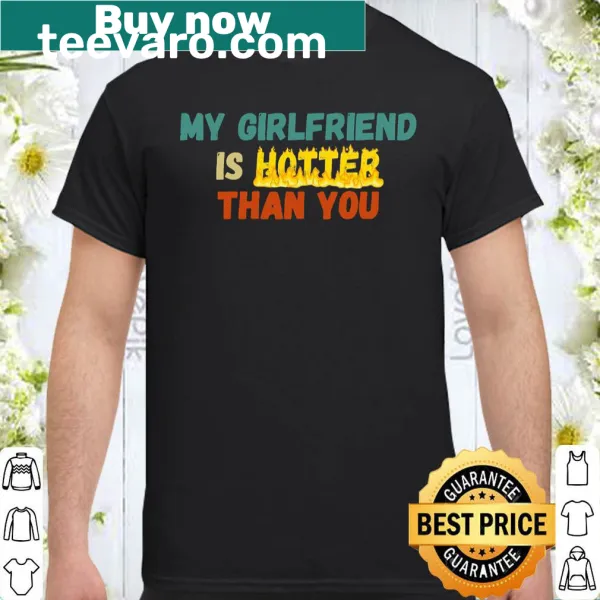 Funny sarcastic boyfriend shirt with bold text