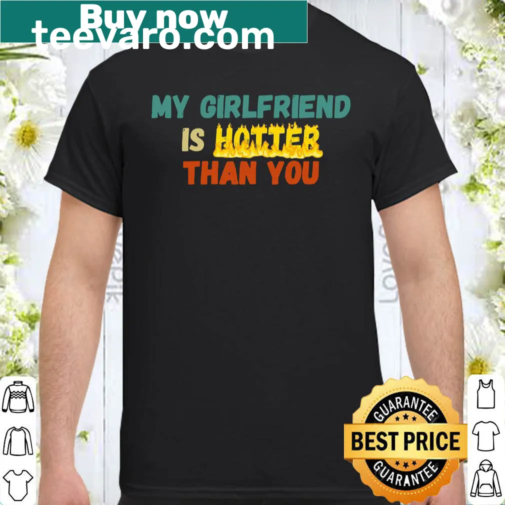Funny sarcastic boyfriend shirt with bold text
