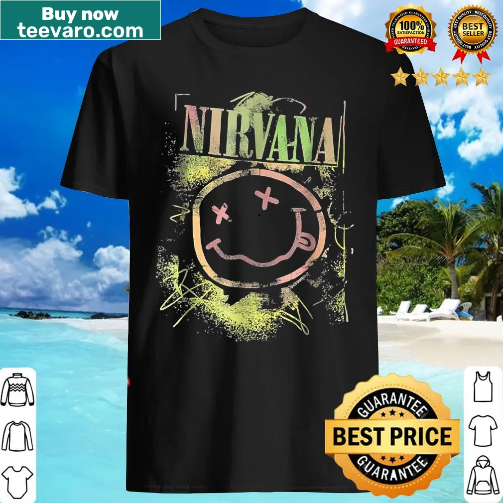 Limited edition Nirvana smile logo shirt