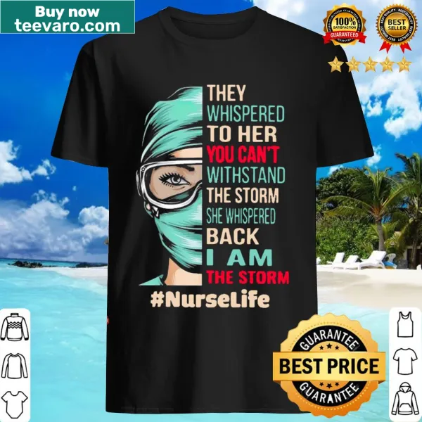 Inspirational nursing t-shirt with a powerful quote about strength.