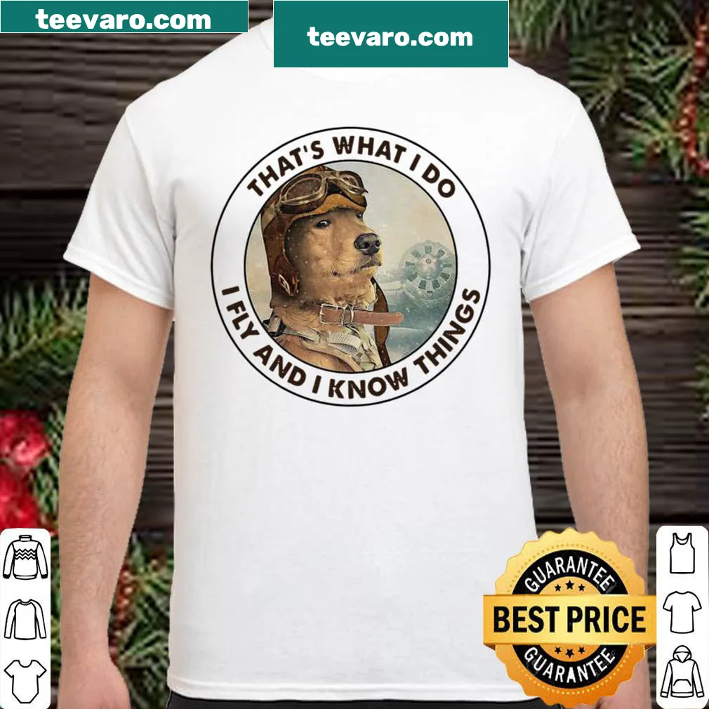 Golden Retriever themed shirt with humorous text
