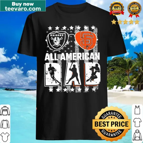 Patriotic shirt for dads featuring San Francisco Giants logo