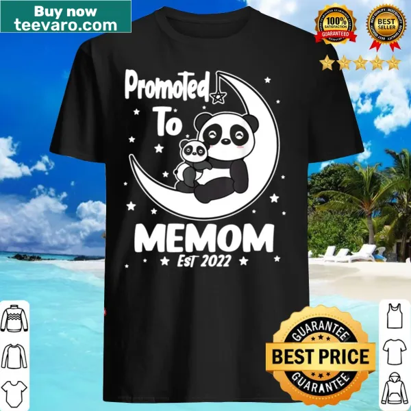 Cute panda T-shirt for first-time memom, established 2022