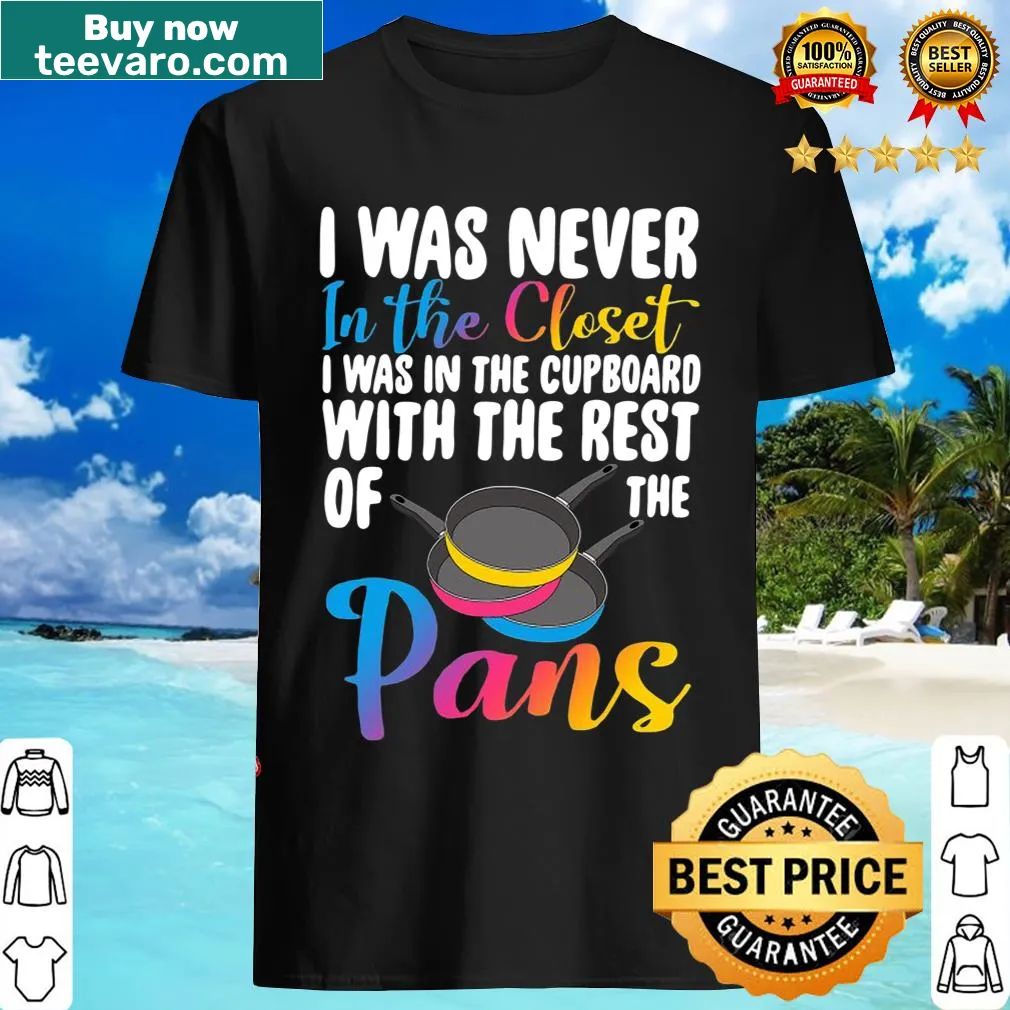 Humorous pansexual pride shirt with clever text