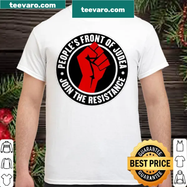 Satirical shirt inviting people to join the resistance