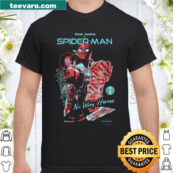 Peter Parker unmasked Spider-Man t-shirt