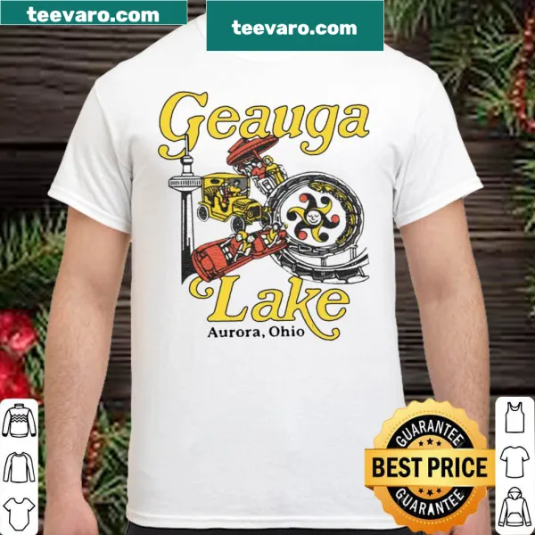 Illustration celebrating Geauga Lake amusement park on a shirt