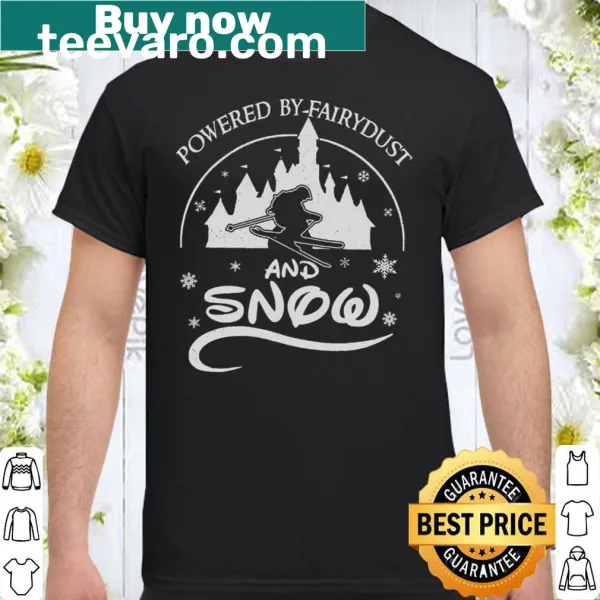 Whimsical shirt featuring a magical fairydust and snow design