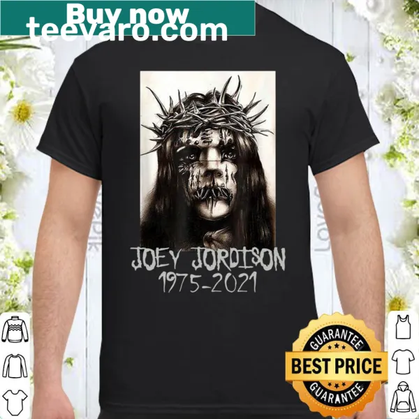 Tribute shirt for Joey Jordison with his years of life