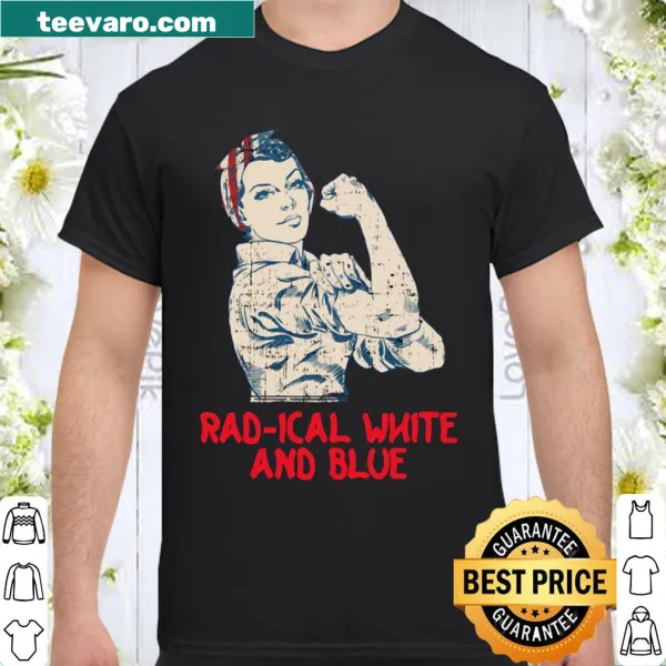 Creative American flag design for Fourth of July T-shirt
