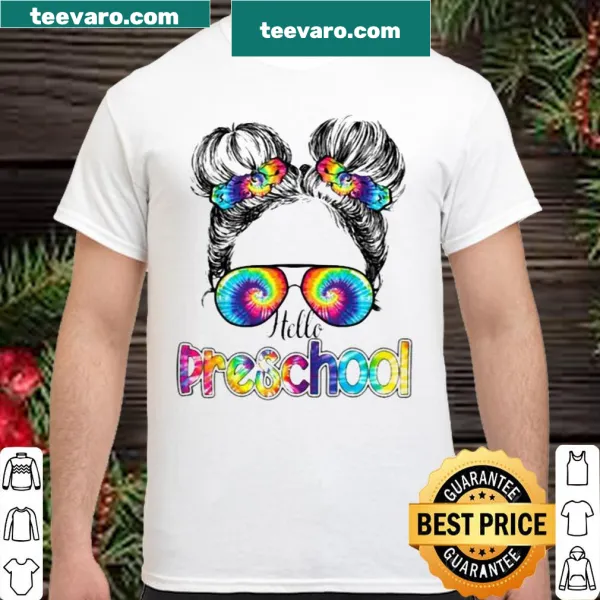 Funny school life t-shirt with messy bun and glasses design